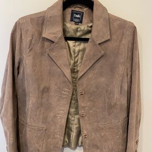 Twik Beige Suede Jacket